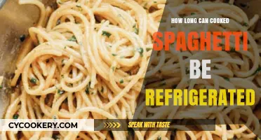 Refrigerating Cooked Spaghetti: Optimal Storage Time and Safety Tips