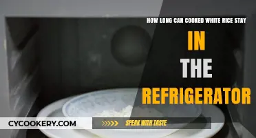 Refrigerated Cooked White Rice: Safe Storage Duration and Tips