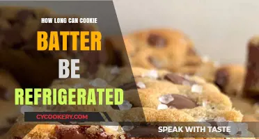Refrigerating Cookie Batter: Optimal Storage Time for Fresh, Delicious Cookies