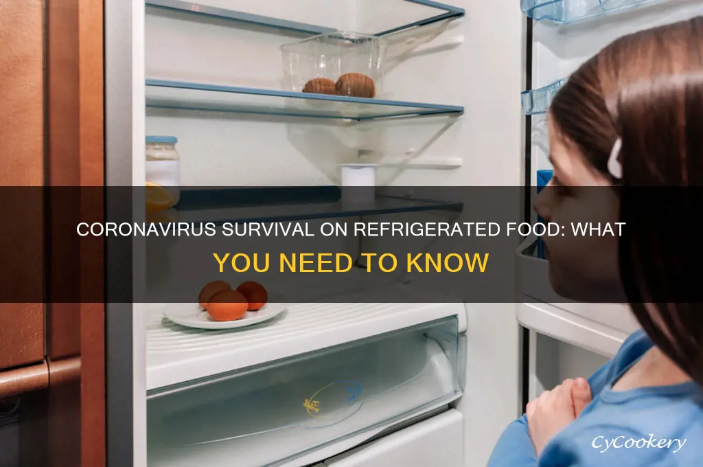 how long can coronavirus live on food in the refrigerator