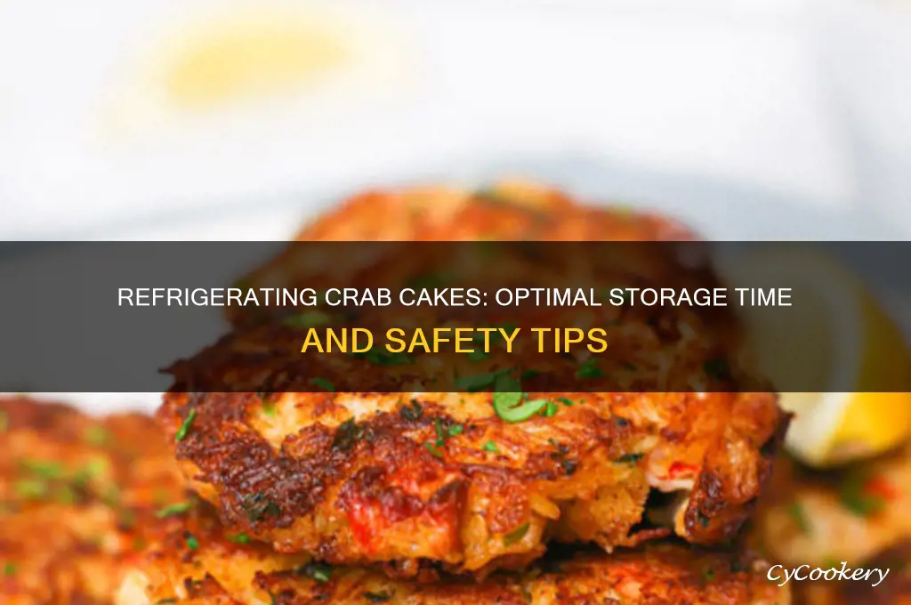 how long can crab cakes be refrigerated