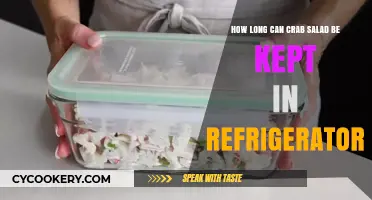 Crab Salad Storage: How Long Does It Last in the Fridge?