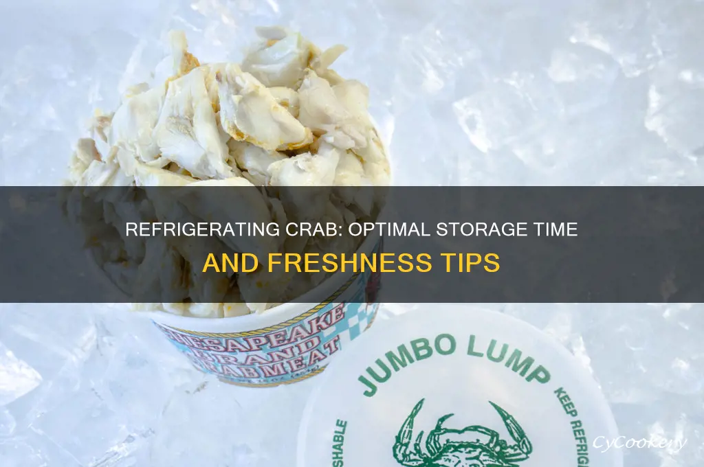 how long can crab stay in the refrigerator
