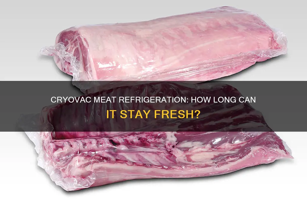 how long can cryovac meat be refrigerated