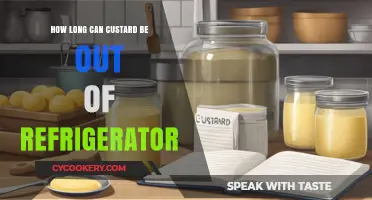Custard Storage Tips: How Long Can It Sit Out Safely?