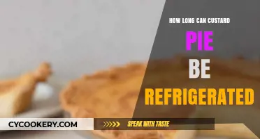 Refrigerating Custard Pie: Optimal Storage Time and Freshness Tips