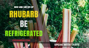 Refrigerating Cut Rhubarb: Optimal Storage Time and Freshness Tips