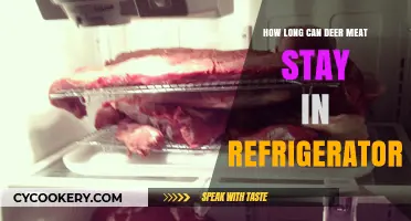 Storing Deer Meat: Refrigerator Shelf Life and Freshness Tips