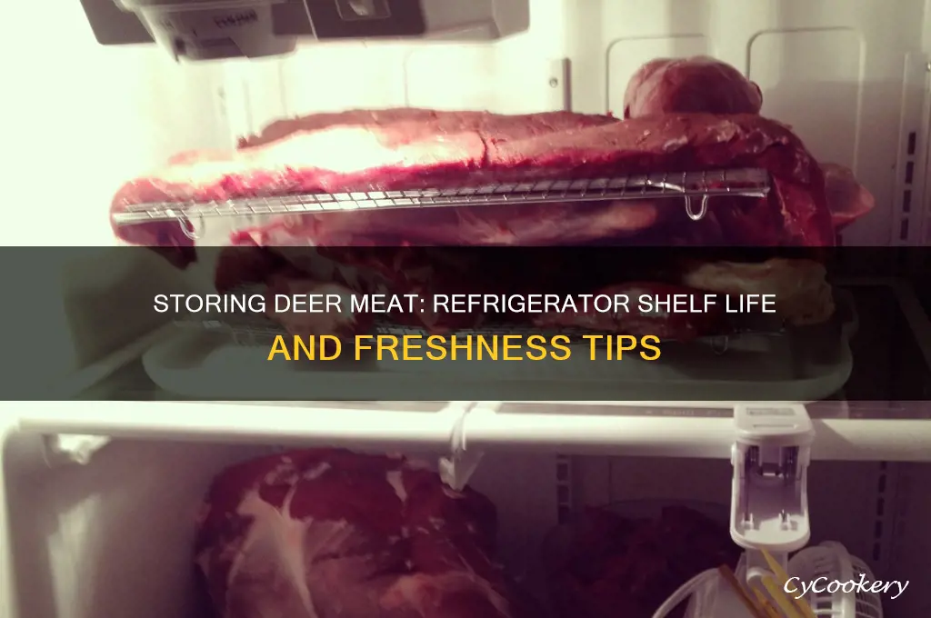 how long can deer meat stay in refrigerator