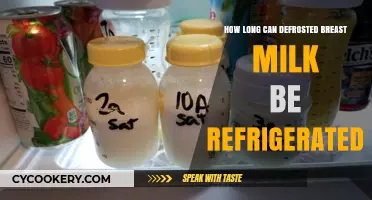 Refrigerated Defrosted Breast Milk: Safe Storage Duration Explained
