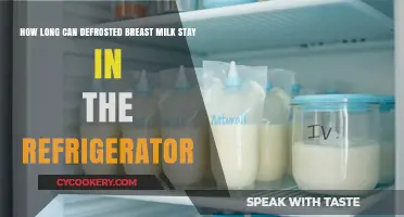Defrosted Breast Milk: Safe Refrigerator Storage Duration Explained