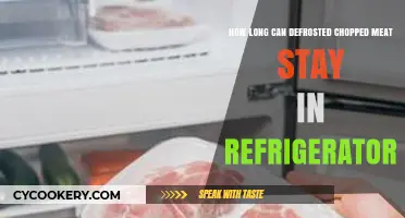 Defrosted Chopped Meat: Safe Refrigerator Storage Time Explained
