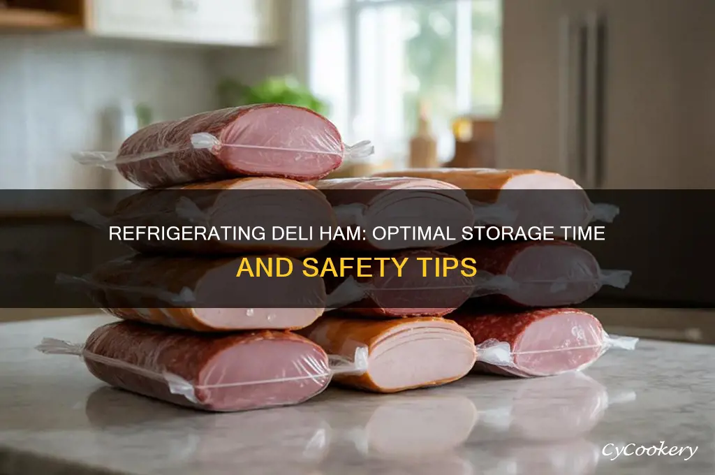 how long can deli ham be refrigerated