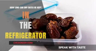 Maximizing Shelf Life: Storing Dry Dates in the Refrigerator