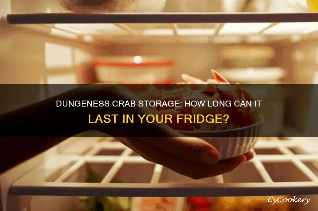 how long can dungeness crab stay in the refrigerator