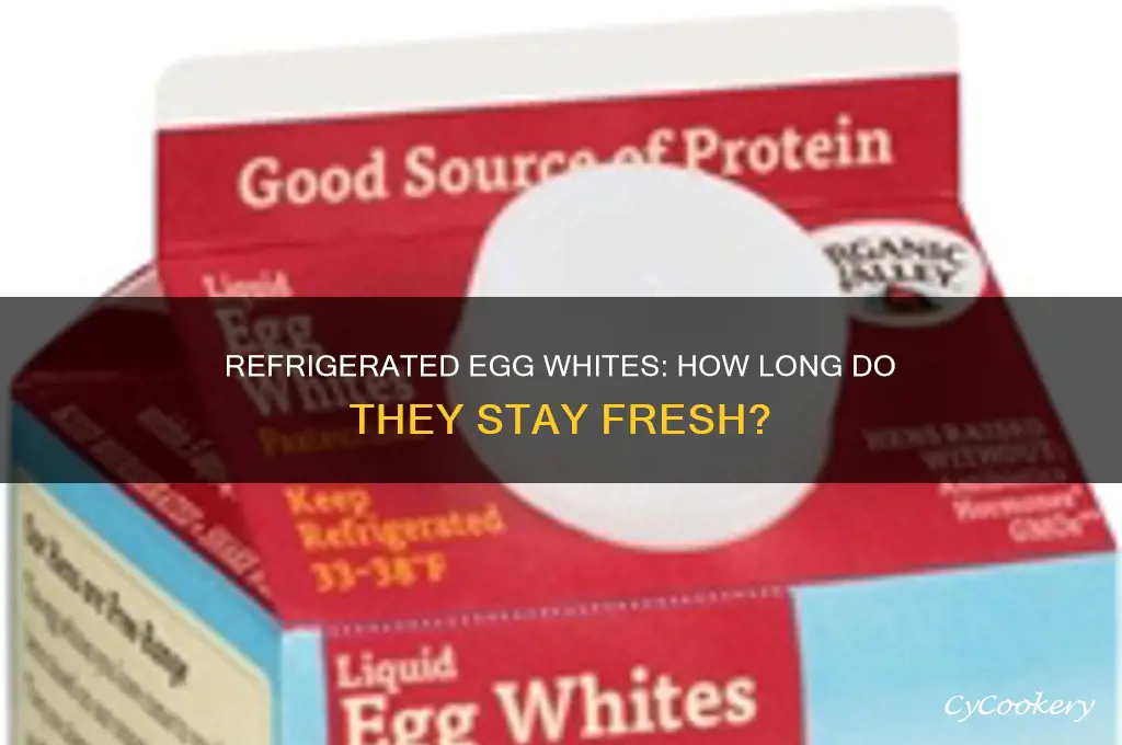 how long can egg whites stay in the refrigerator