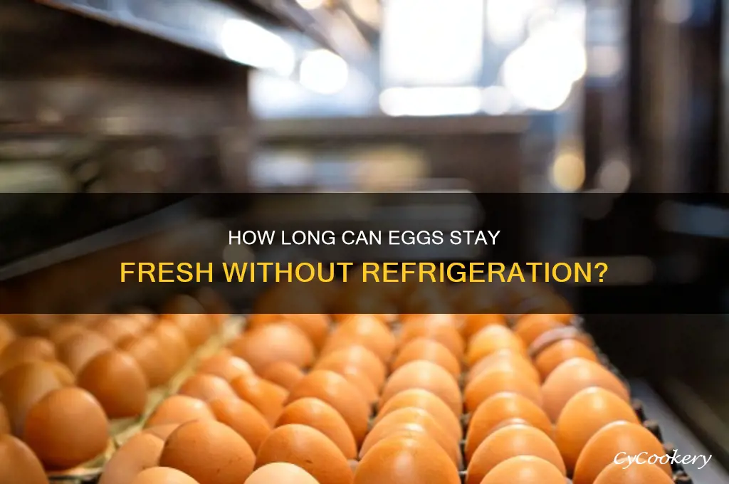 how long can eggs go without refrigeration