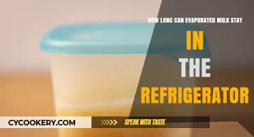 Evaporated Milk Shelf Life: Refrigerator Storage Duration Explained