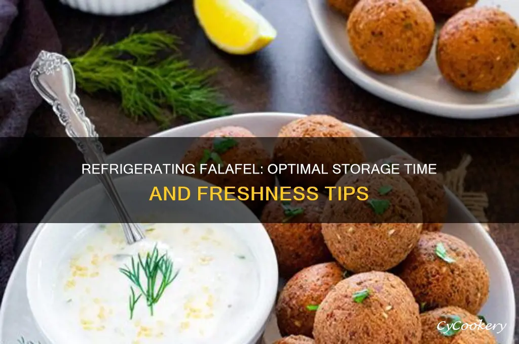 how long can falafel be refrigerated
