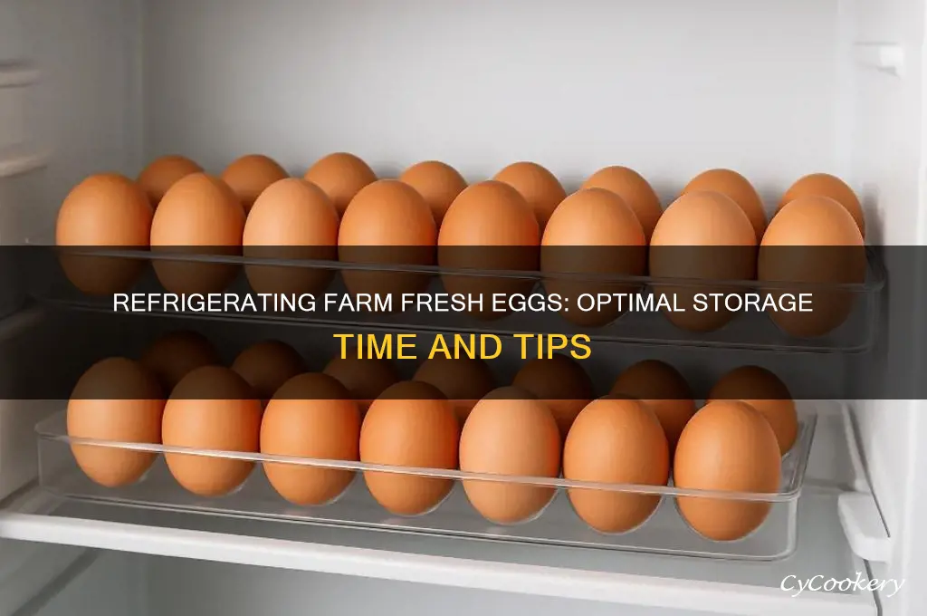 how long can farm fresh eggs be refrigerated