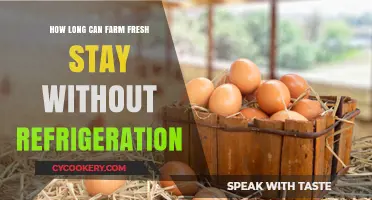 Farm Fresh Shelf Life: How Long Without Refrigeration?