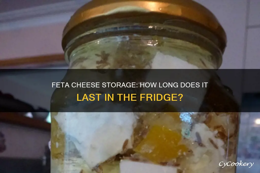 how long can feta cheese be kept in the refrigerator