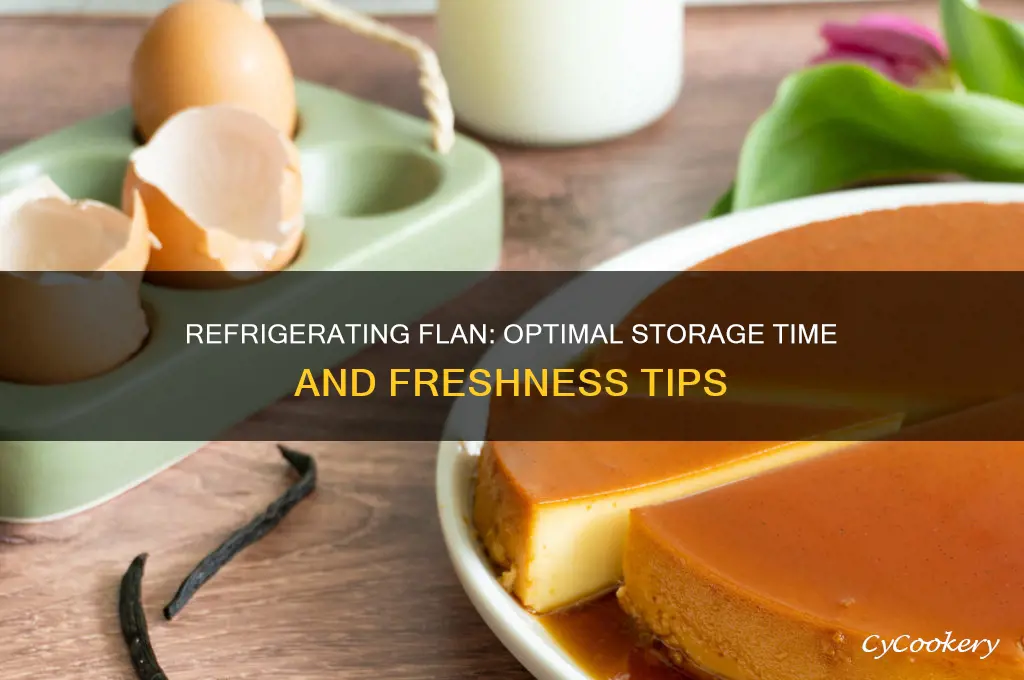 how long can flan be refrigerated