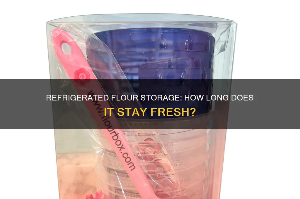 how long can flour be stored in refrigerator