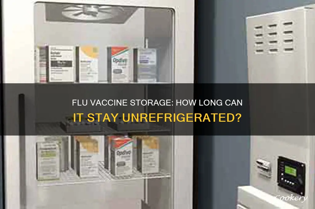 how long can flu vaccine not be refrigerated