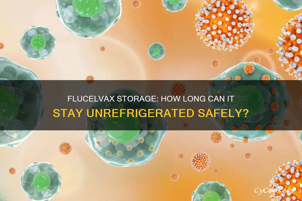 how long can flucelvax be out of refrigerator