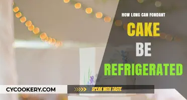 Refrigerating Fondant Cakes: Optimal Storage Time and Tips for Freshness