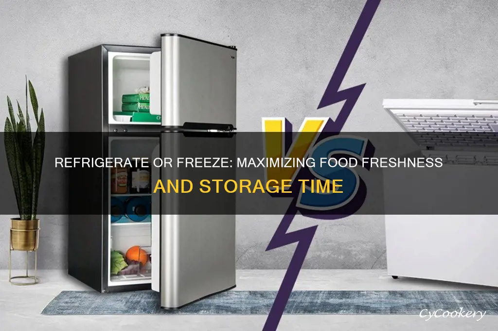 how long can food be refrigerated before freezing