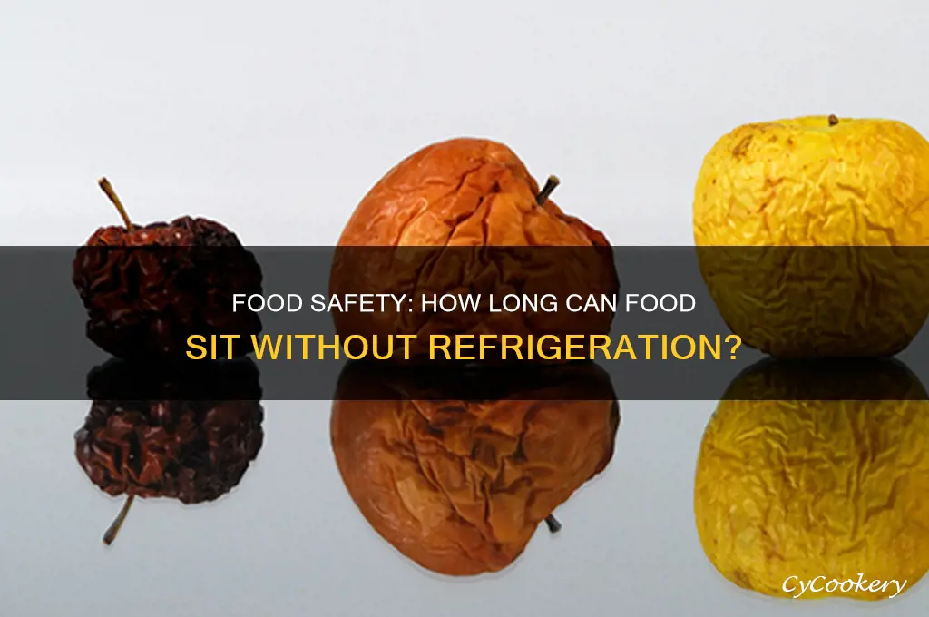 how long can food sit without refrigeration