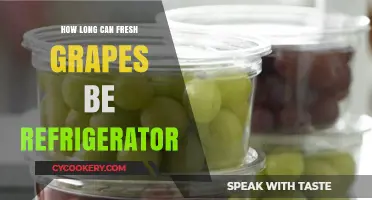 Maximizing Freshness: How Long Can Grapes Last in the Fridge?
