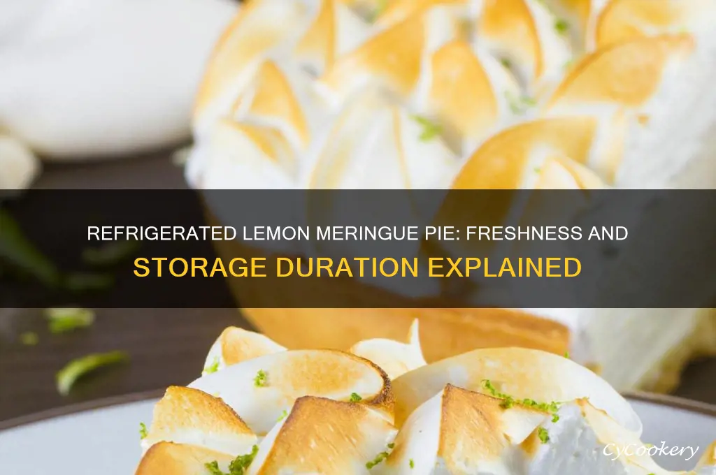 how long can fresh made lemon meringue pies stay refrigerated