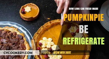 Refrigerating Fresh Pumpkin Pie: Optimal Storage Time and Tips