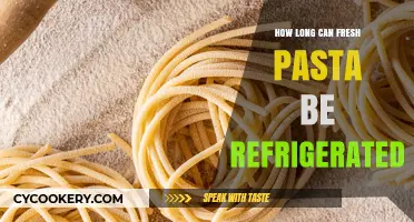 Refrigerating Fresh Pasta: Optimal Storage Time and Tips for Freshness