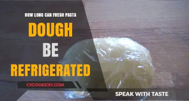 Refrigerating Fresh Pasta Dough: Optimal Storage Time and Tips