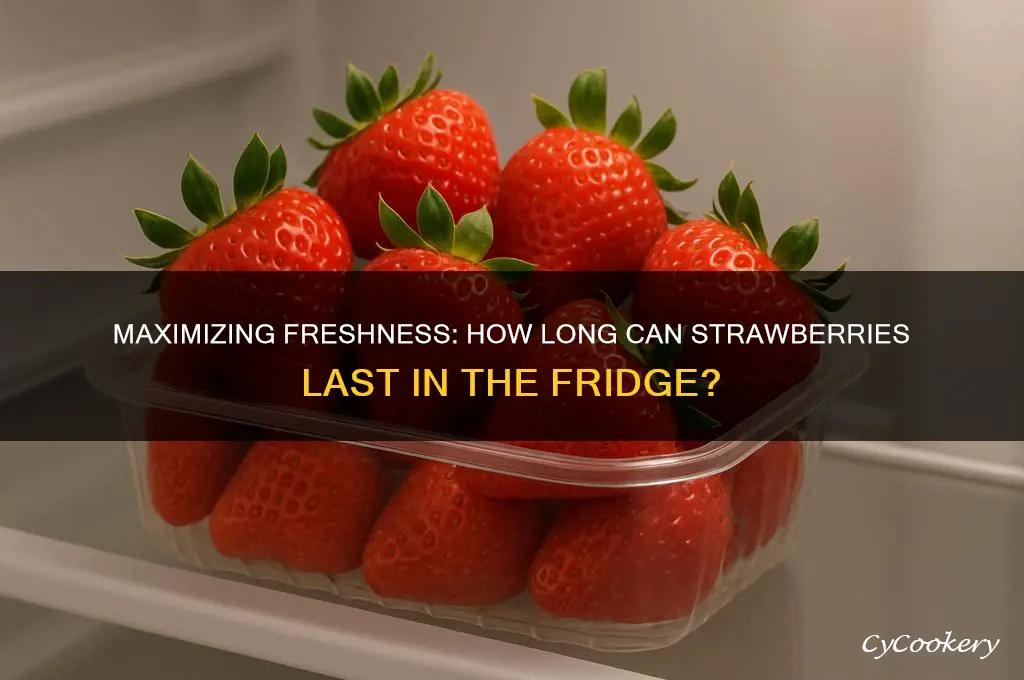 how long can fresh strawberries be refrigerated