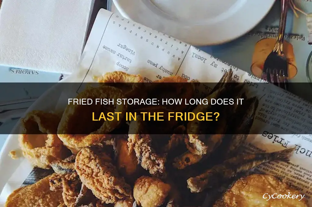 how long can fried fish stay in the refrigerator