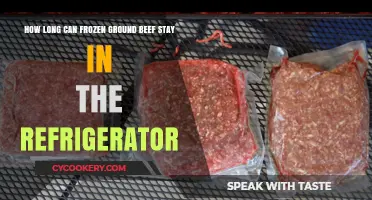 Frozen Ground Beef: Safe Refrigerator Storage Time Explained