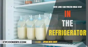 Frozen Milk in Fridge: Safe Storage Duration Explained