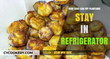 Refrigerated Fried Plantains: How Long Do They Stay Fresh?