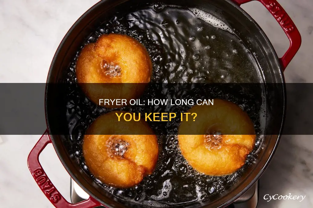 how long can fryer oil keep