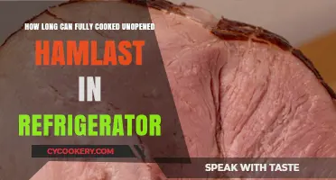 Unopened Fully Cooked Ham: Refrigerator Shelf Life Explained