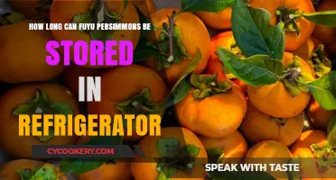 Storing Fuyu Persimmons: Refrigerator Shelf Life and Freshness Tips