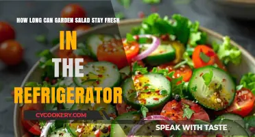 Maximizing Freshness: How Long Does Garden Salad Last in the Fridge?