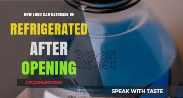 Refrigerated Gatorade Shelf Life: How Long After Opening?