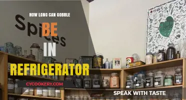 Gobble Storage Guide: How Long Can It Stay Fresh in the Fridge?