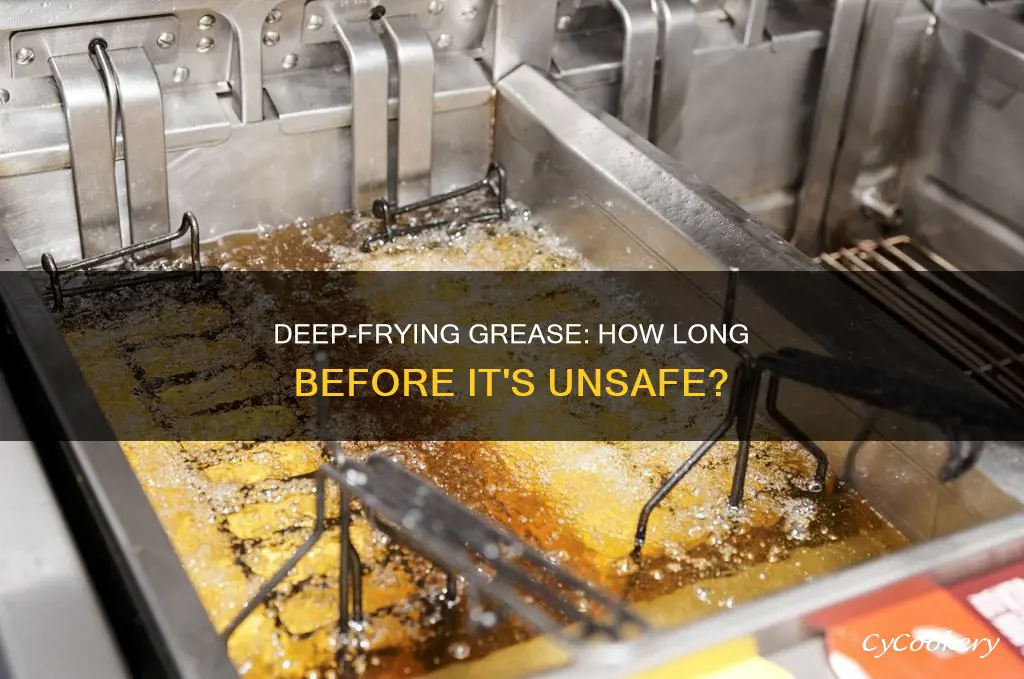 how long can grease from deep fryer be kept